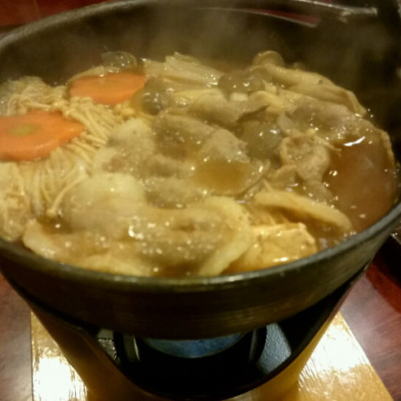 ぼたん鍋 小うどん付き(よっちゃん立ち飲み処)