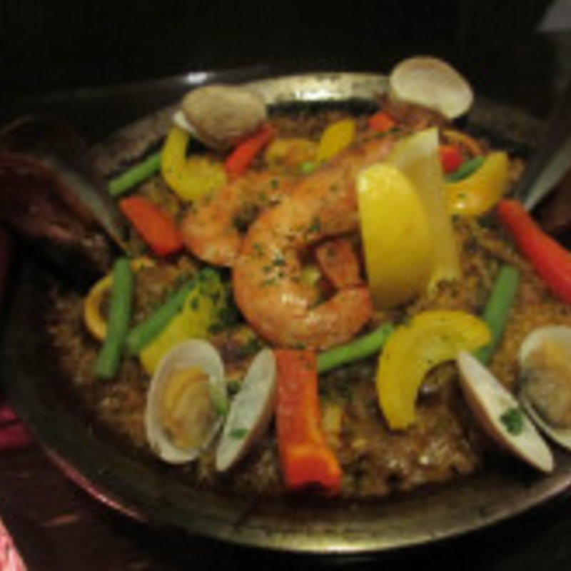 シーフードのパエリア(ラ バレンシアーナ （LA VALENCIANA）)