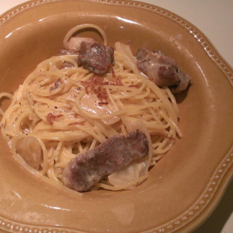 クリームパスタ(ラ・メゾン アンソレイユターブル)