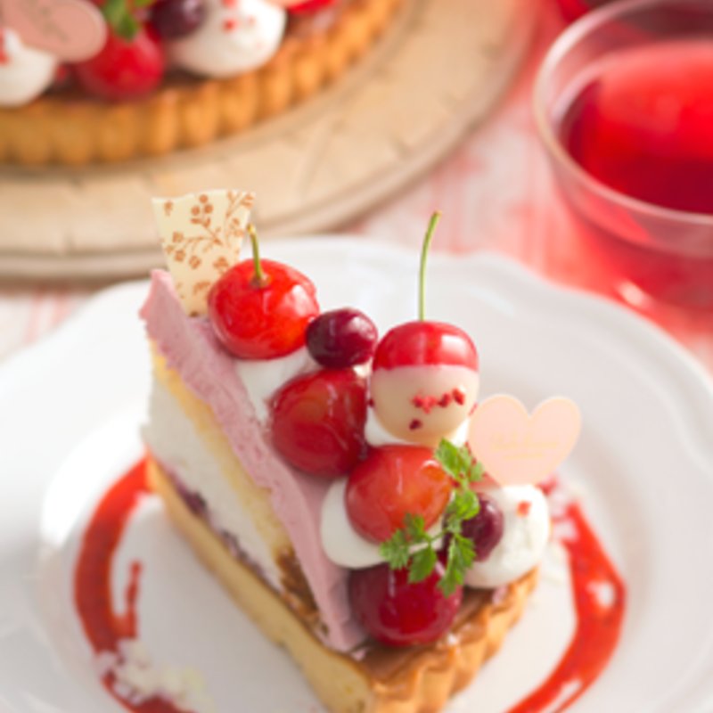 佐藤錦のタルト(ラ・メゾン アンソレイユターブル)