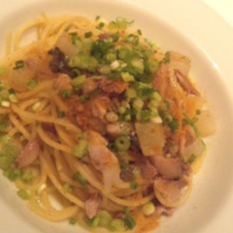 さんまと大根のスパゲティーニ(ラ・カマルティーナ （La Camartina）)