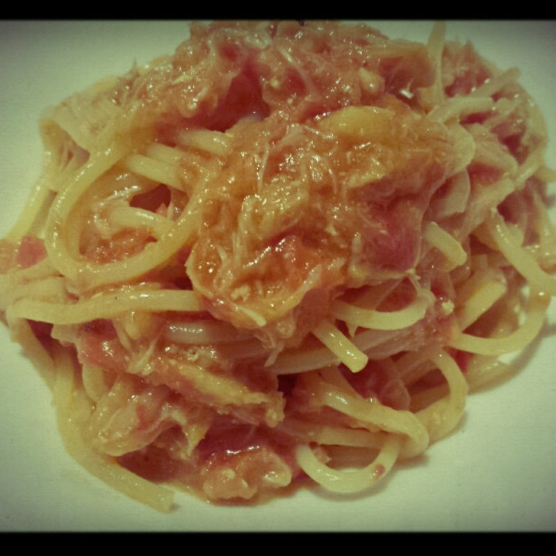 毛蟹のクリームパスタ(ラ・サレッタ)