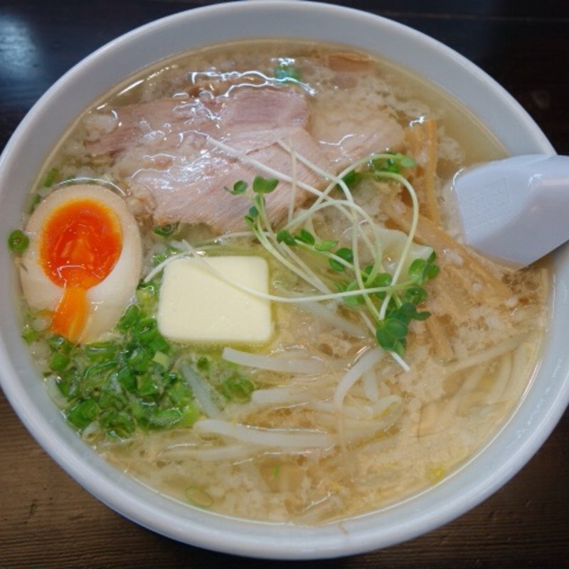 塩ワンタン麺(ラーメン あさひ)