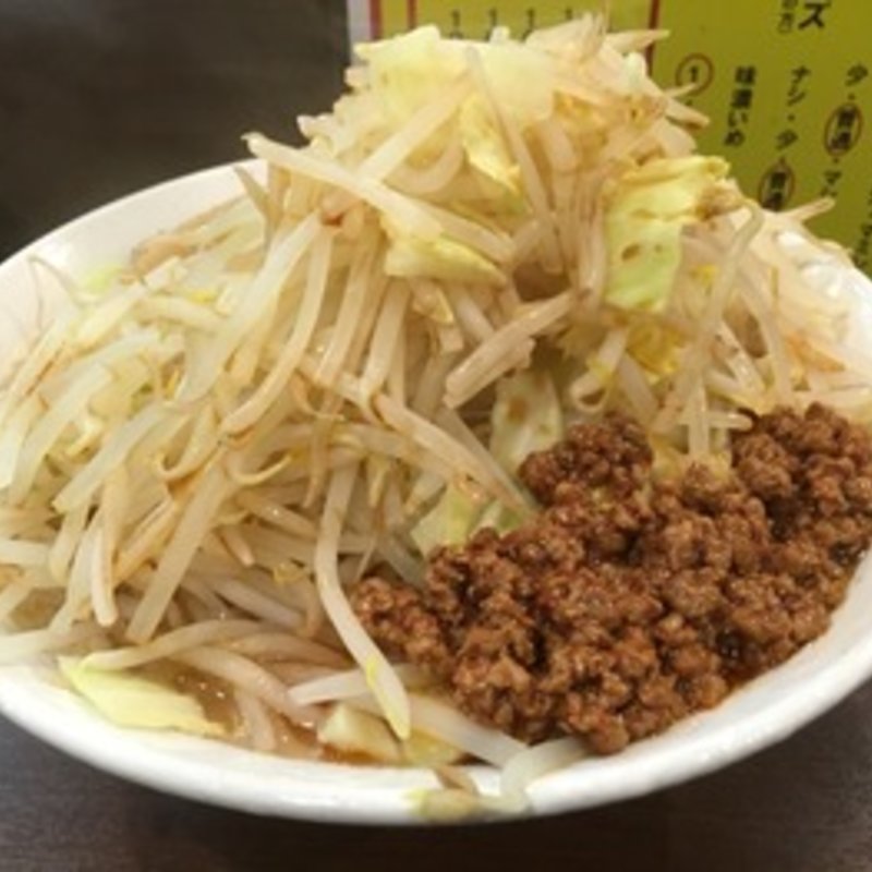 辛さわぎの麺大盛り(400g)野菜増し(ラーメン さわぎ )