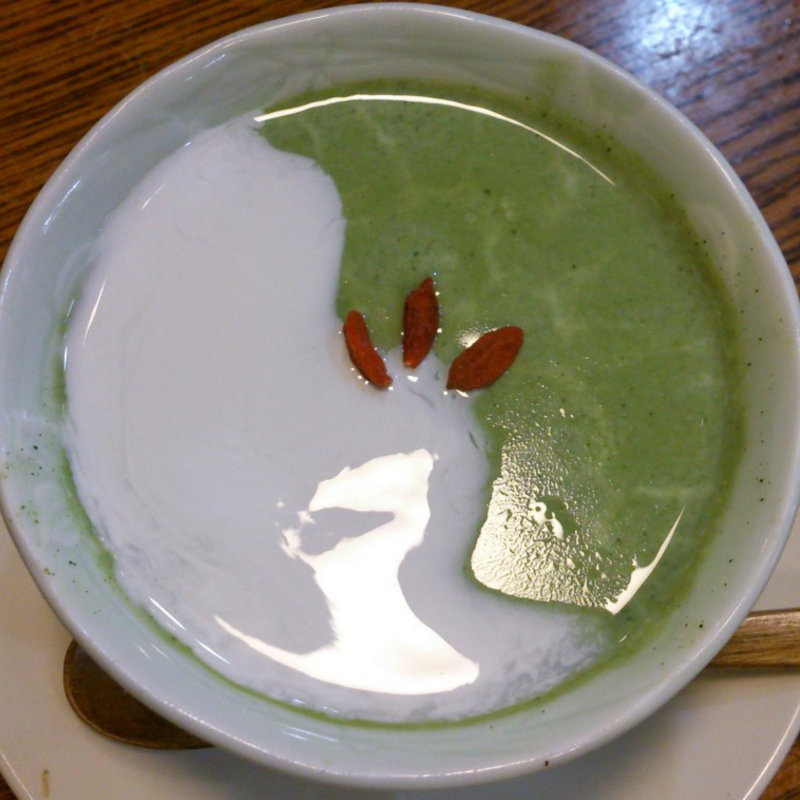 つかさ家特製　抹茶　杏仁豆腐(つかさ家)