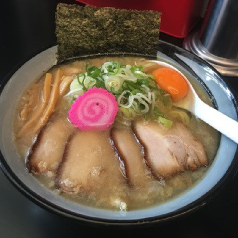 肉煮干し月見中華そば  塩(ラーメン ツバメ )