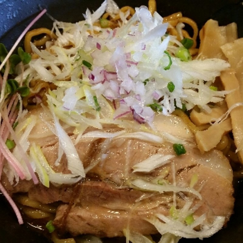 まぜそばブラック(ラーメン ニューヨーク ニューヨーク （ラーメン NewYork × NewYork）)