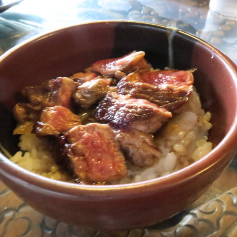 ミニステーキ丼(ラーメン やま吉 那須本店 )
