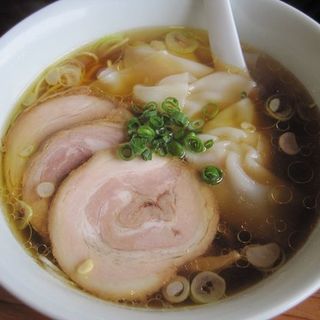 えびワンタン麺醤油(らーめん 三福)