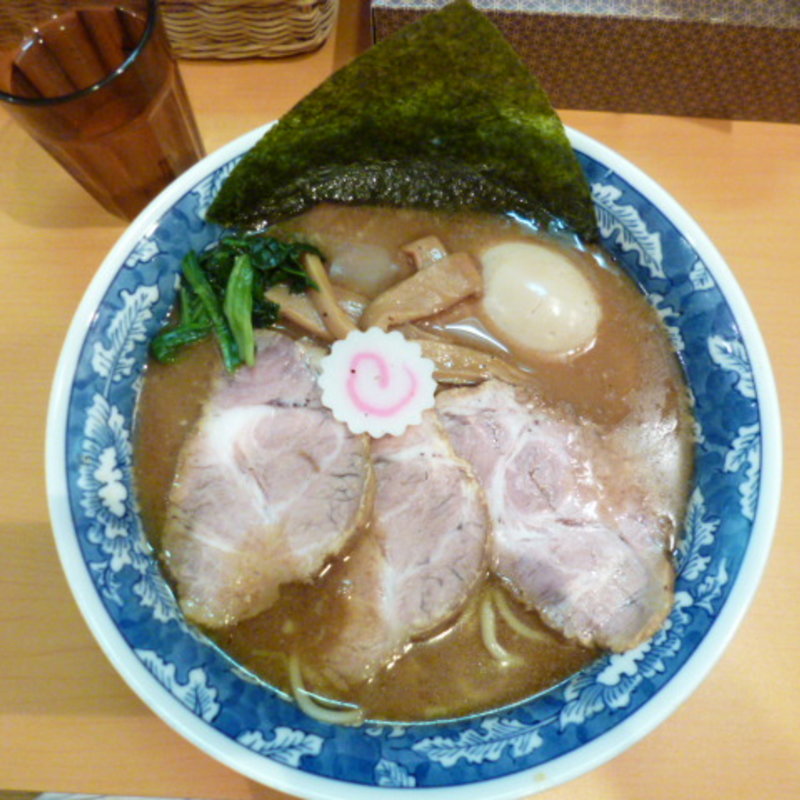 得らーめん(1玉200gチャーシュー2枚増し味付玉子メンマ増量)(らーめん 文蔵 （ぶんぞう）)