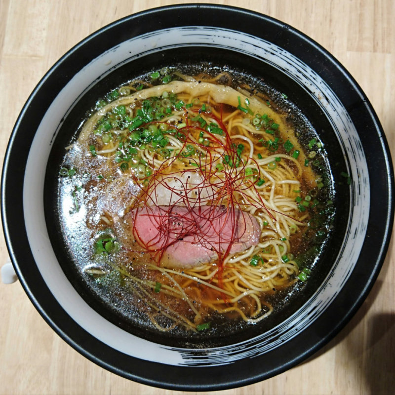 煮干し醤油中華そば(鶏白湯らーめん 鶏神 熱田店)