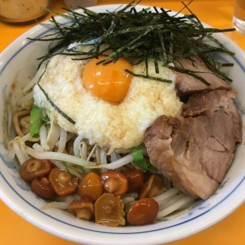 小ラーメン（ニンニク）+とろろ汁なし(ラーメンエース 八王子店 )
