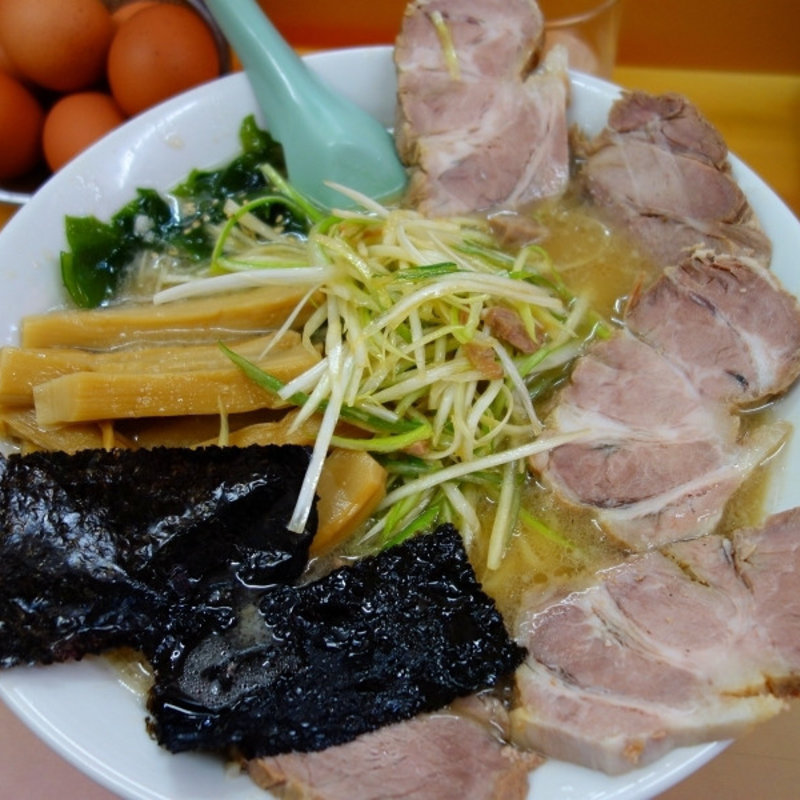 エビと豚肉の野菜炒め(ラーメンかいざん 本店)