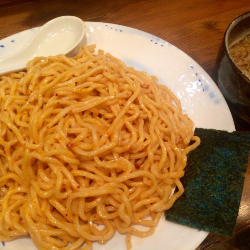 辛えび味玉マヨつけめん(らーめんがんちゃ )