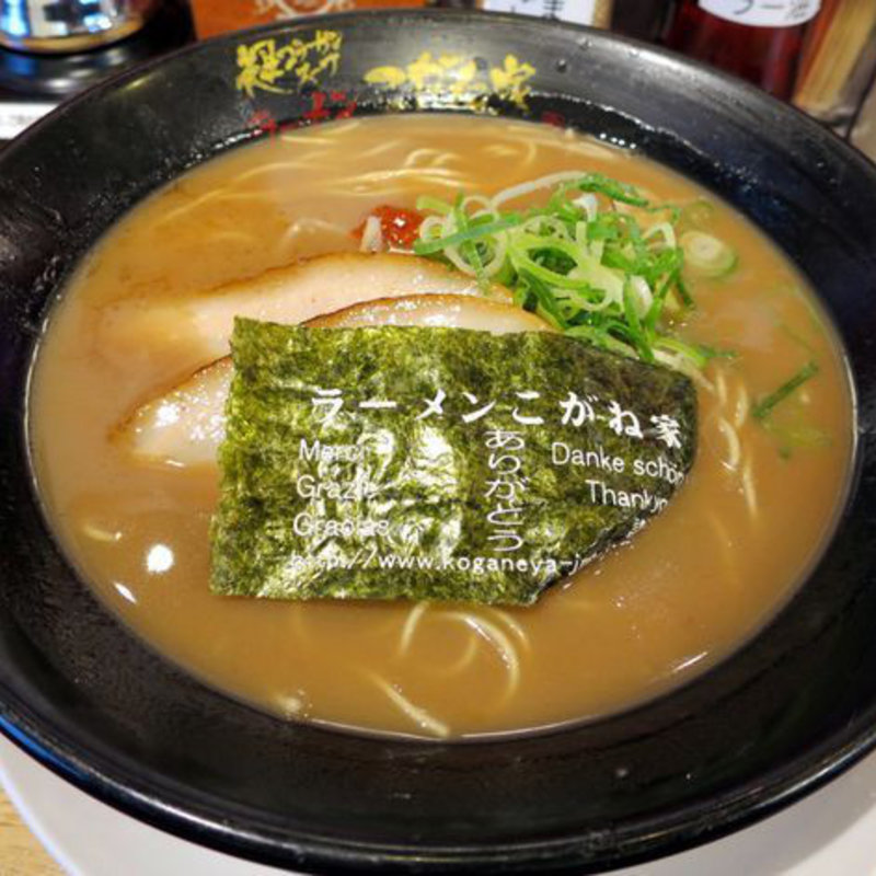 豚骨ラーメン(ラーメンこがね家 大蔵谷店 )