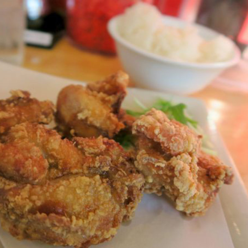 鶏のカラアゲ＆小ライスセット(ラーメンこがね家 大蔵谷店 )