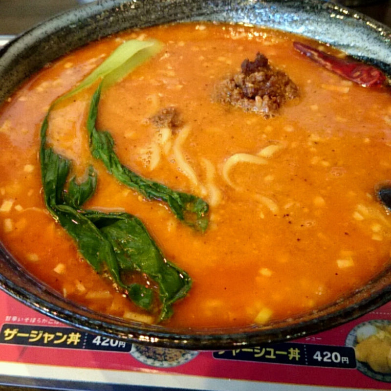 担々麺（10度）(ラーメンとんとん津幡店)