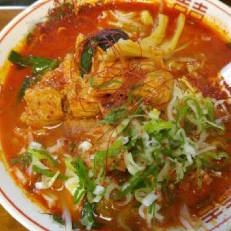 激辛モルメン(ラーメンひまわり東鷹栖店)