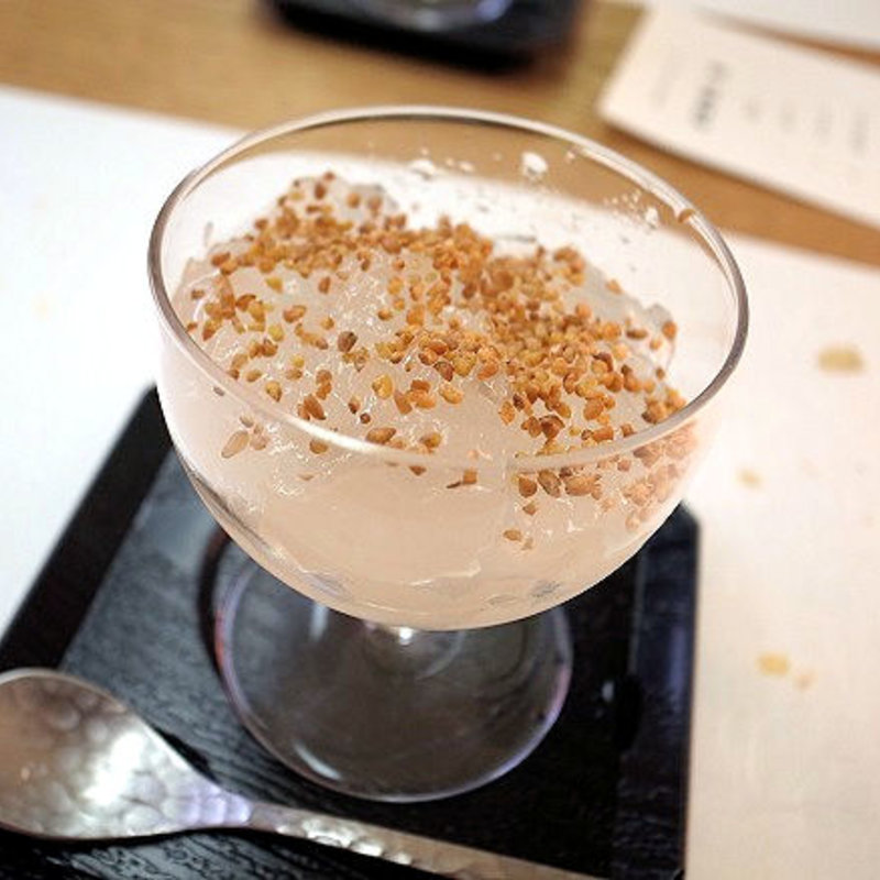 柚子ゼリー(そば工房 玉江)