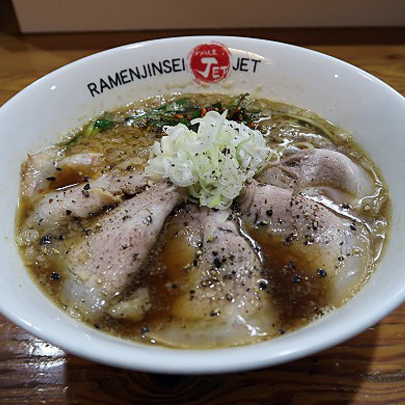 背あぶら肉そば(ラーメン人生JET 600)