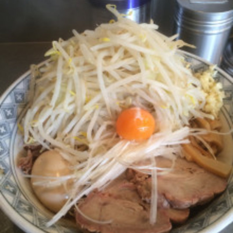 油そば（野菜多め・ニンニク少し）(らーめん大 池袋店 （DAI）)