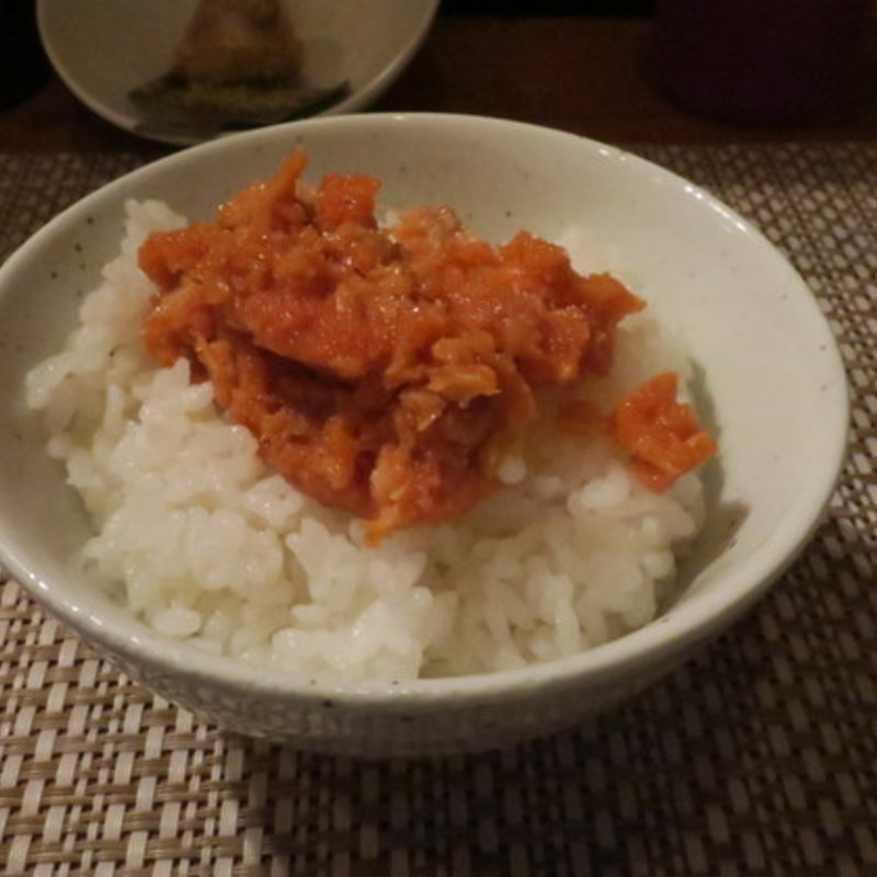 鮭明太ごはん(らーめん恵本将裕 神泉店)