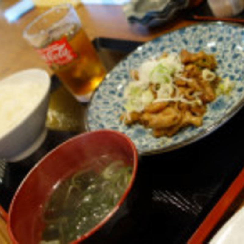 モツ炒め定食(らーめん梵天 日光店 )