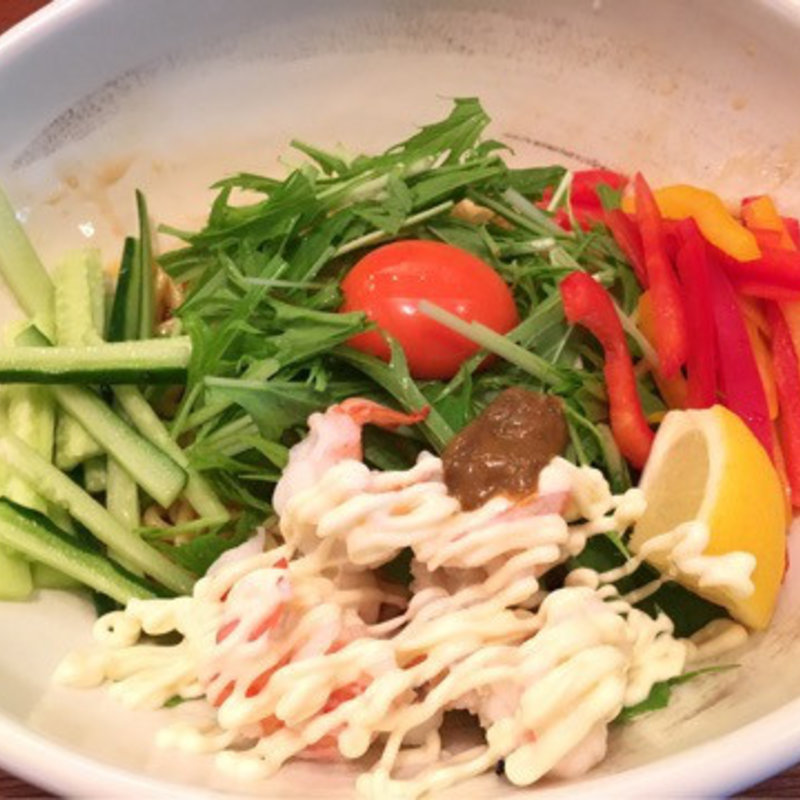 えびまぜそば(らーめん 極 阿倍野筋店)