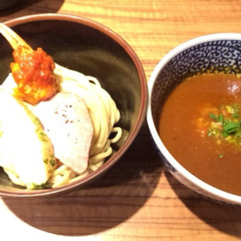 蟹トマトつけ麺(ラーメン燈郎)