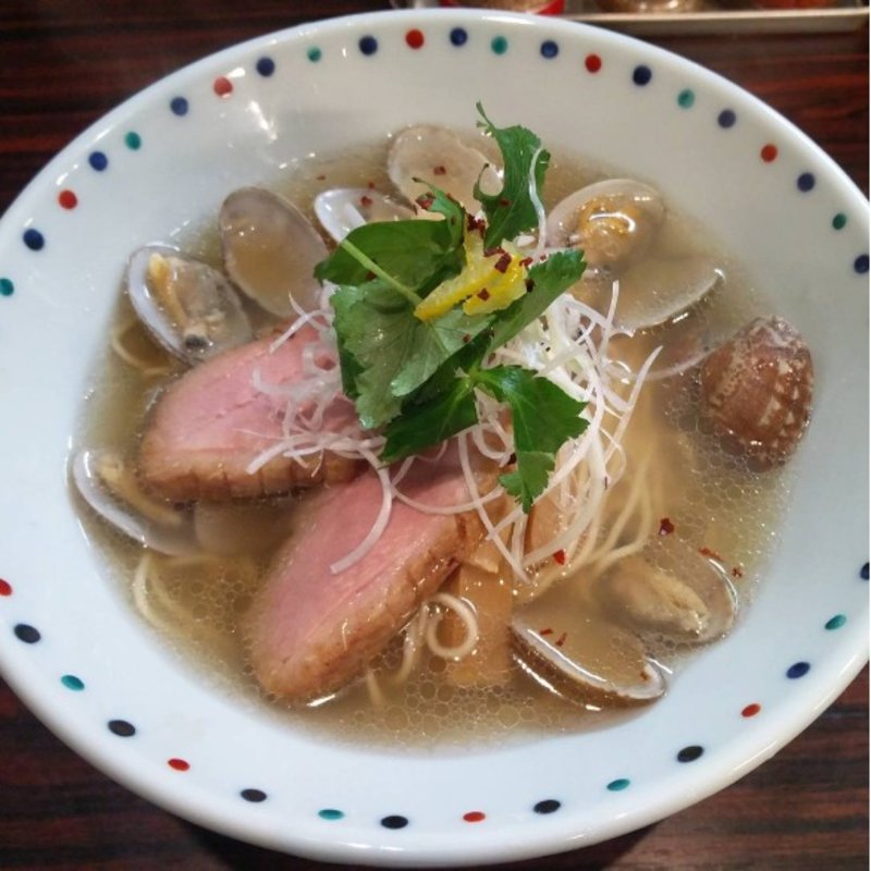 あさりと鴨の塩そば ※限定(らー麺 あけどや )