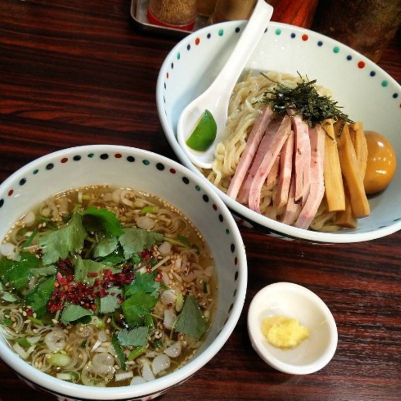 冷静塩ニボつけそば ※限定 (らー麺 あけどや )