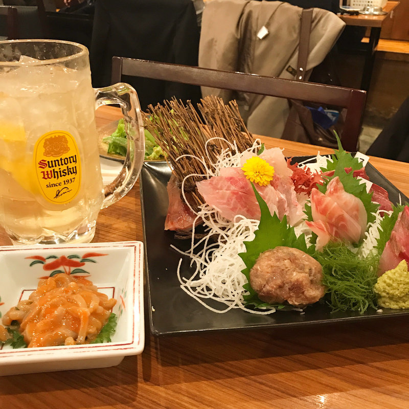 地魚5種盛り(海鮮居酒屋 山傳丸 海浜幕張店)