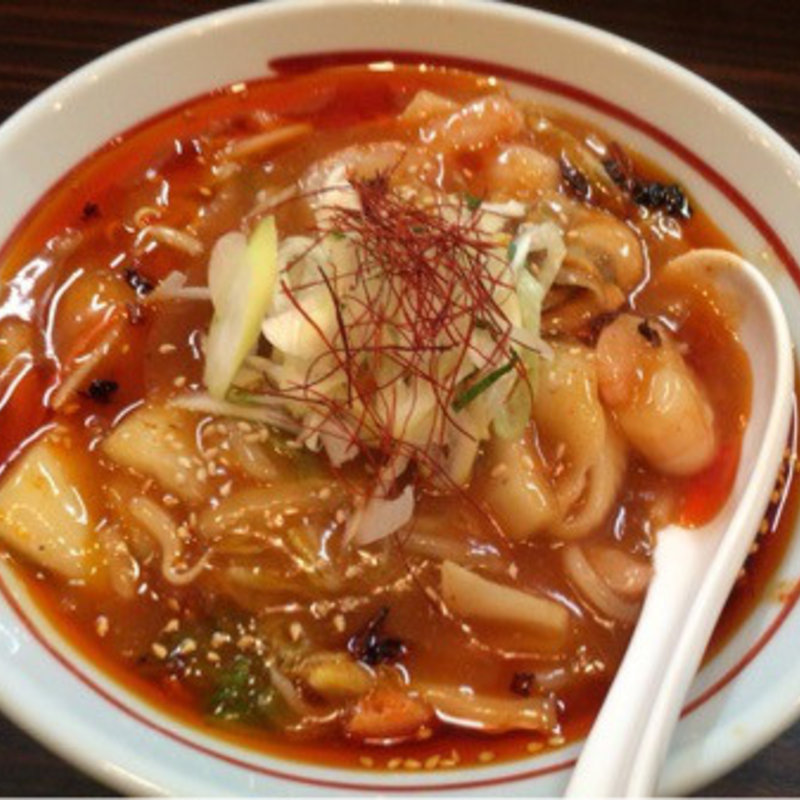 胡麻辛海鮮あんかけウイング(らー麺 あけどや )