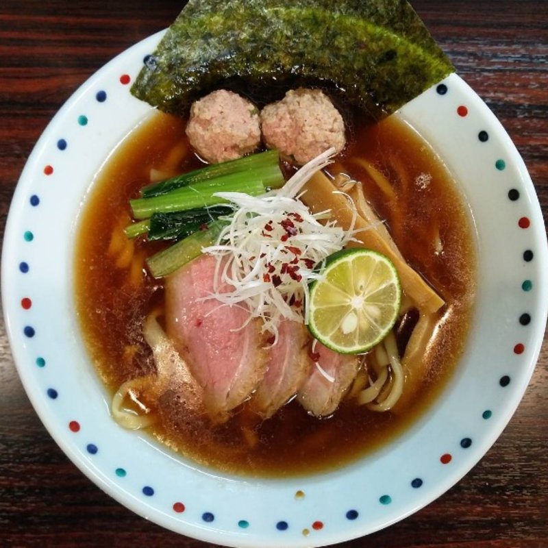 鴨醤油らー麺 ※限定 (らー麺 あけどや )