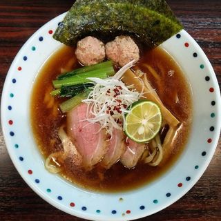 鴨醤油らー麺 ※限定 (らー麺 あけどや )