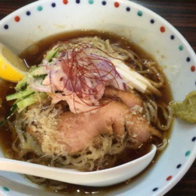 鶏節冷やし麺(夏麺第3弾)(らー麺 あけどや )
