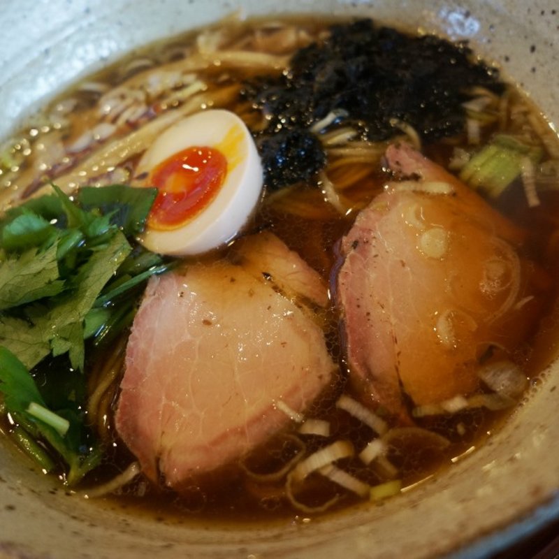 煮干醤油らー麺(らー麺藤原家 )