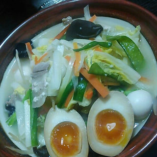 塩味玉野菜タンメン(らぁめん 天天 )