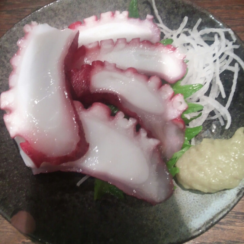 蛸のお刺身(ライオン堂)