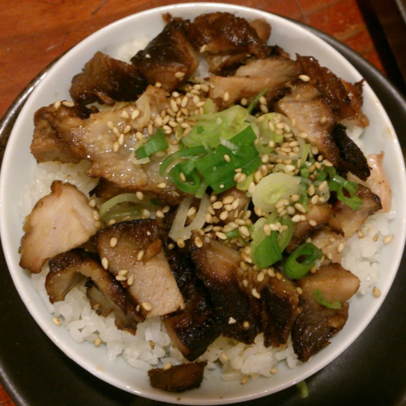 ミニ焼豚丼(麺房 昭和呈)