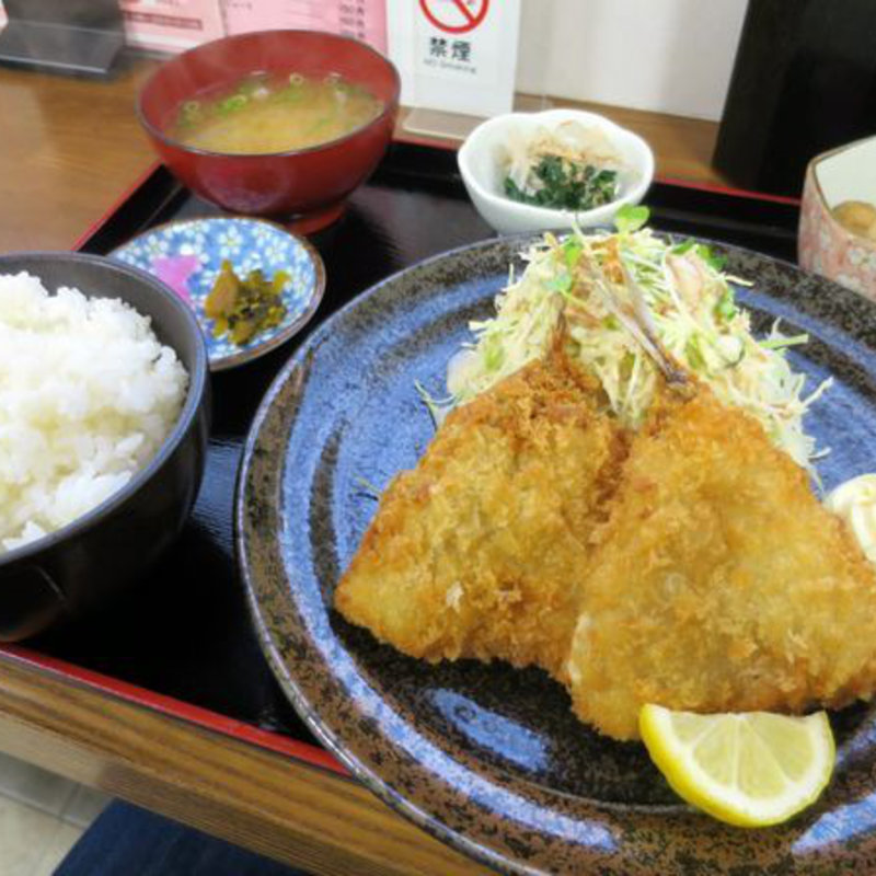アジフライ定食(らくちん)