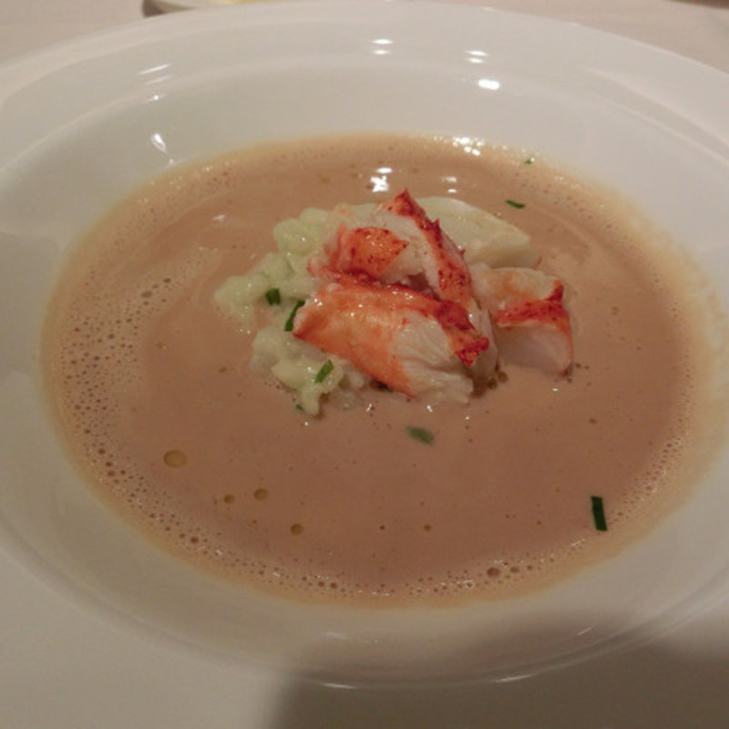 オマール海老のスープ(ラシェット・ブランシュ （L’Assiette Blanche）)