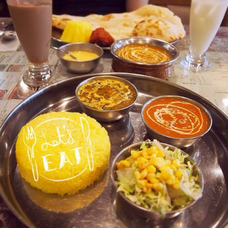 インドカレーランチ(LAZEEZ 市ヶ尾店)