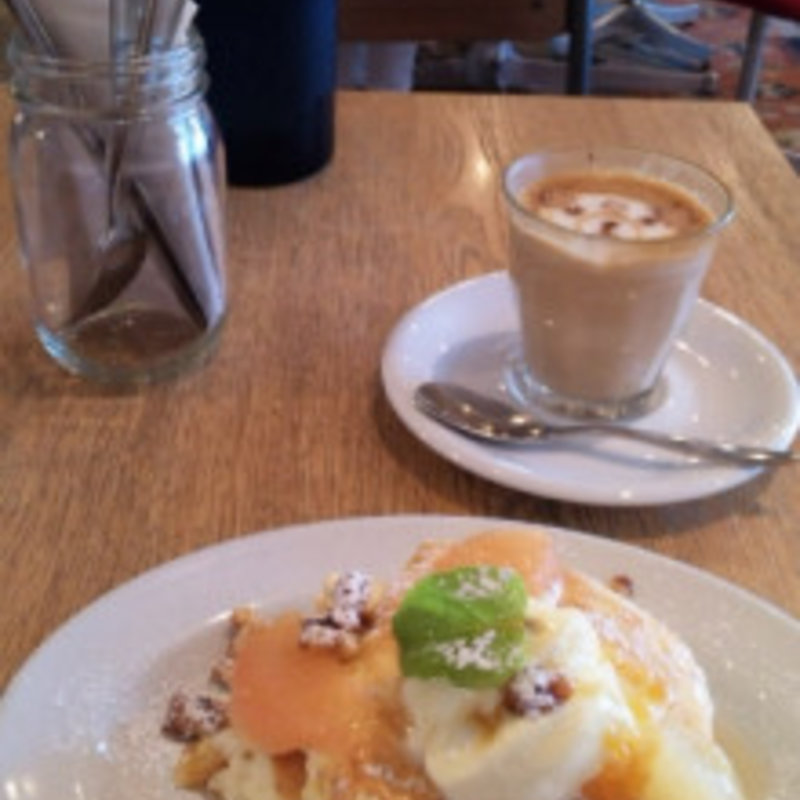 モーニング1/2パンケーキ シトラスフルーツセットドリンク(LATTE GRAPHIC 町田店)