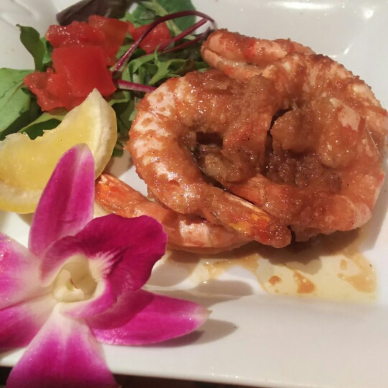 ガーリックシュリンプ(ラハイナヌーン （Hawaiian Village Lahaina noon）)