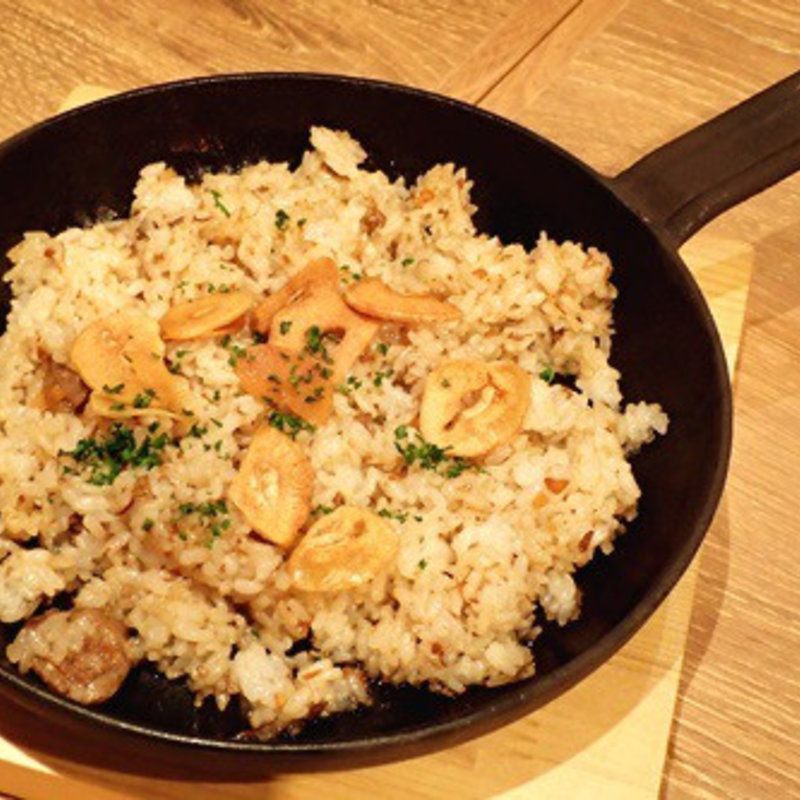 ガーリックライス(神田の肉バル ランプキャップ 神田店)