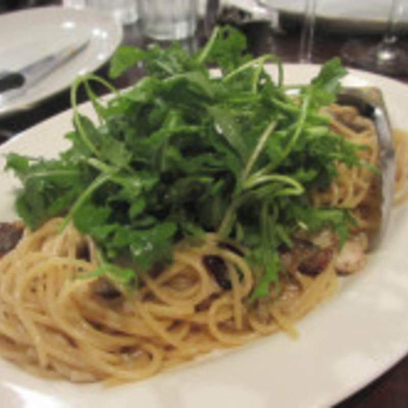 鮎丸ごとのスパゲッティー(リ カーリカ)