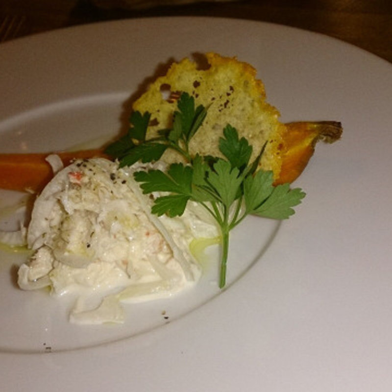 人参の蟹サラダ添え(リガット)