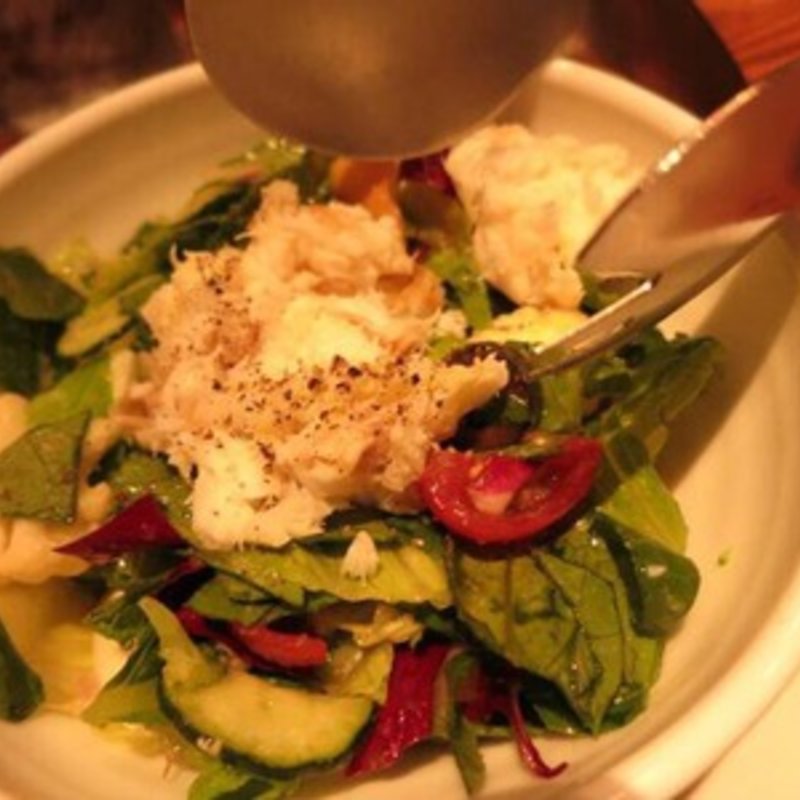 白身魚のチョップ・ド・サラダ(RIGOLETTO WINE AND BAR)