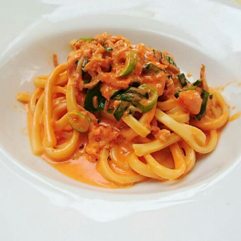 渡り蟹のクリームパスタ(ピッツァ アマルフィイ)